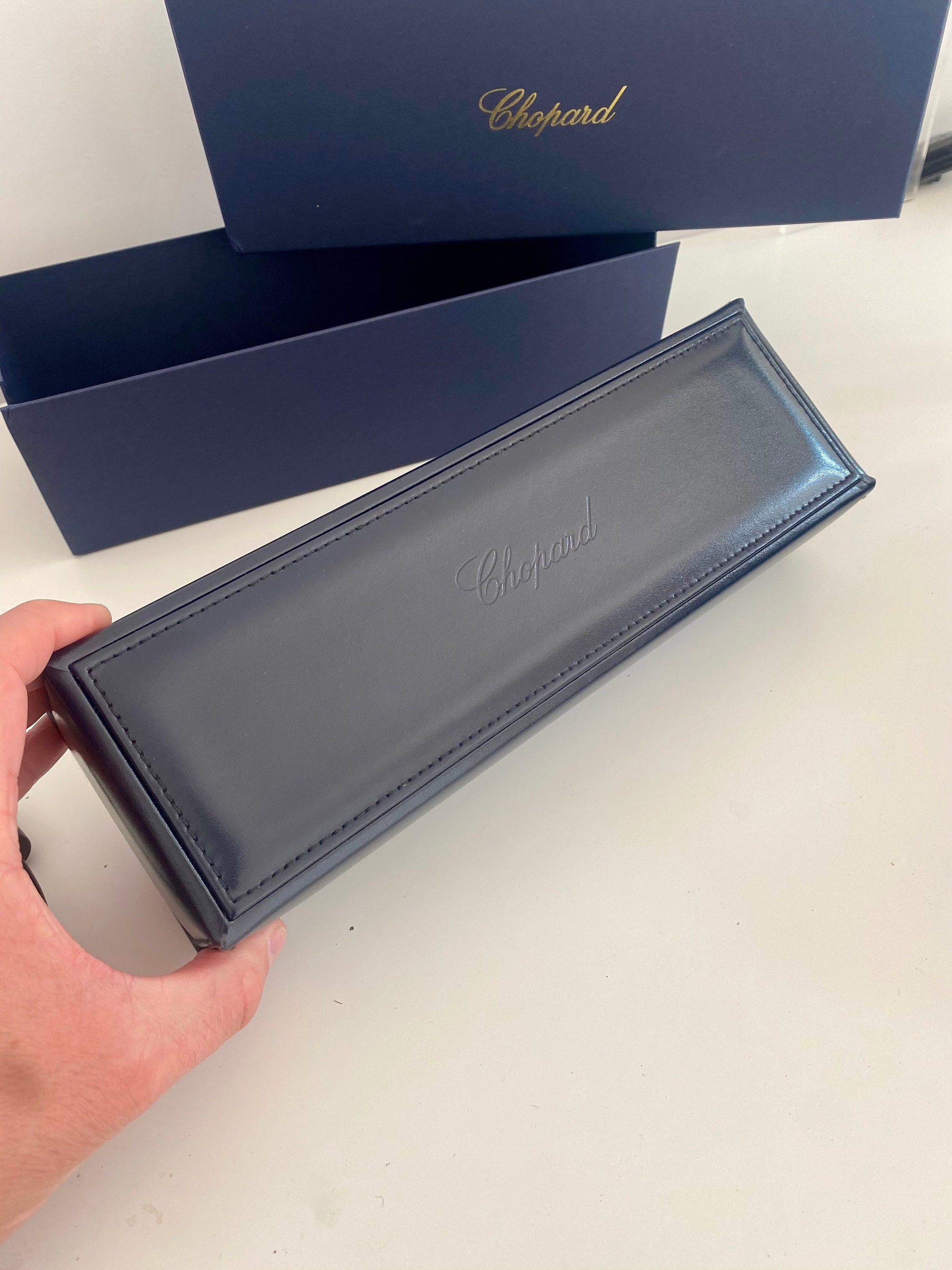 Impressive Chopard Jewellery Box With Manual and Outer Case Impressive Chopard Jewellery Box With Manual and Outer Case