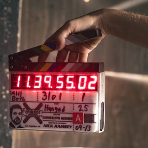 Custom Film Slate Denecke TSC Time Code slate faceplate cover.  Design your own personalized slate.