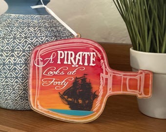 Jimmy Buffett Ornament: 'A Pirate Looks at Forty' Tropical Christmas Decor