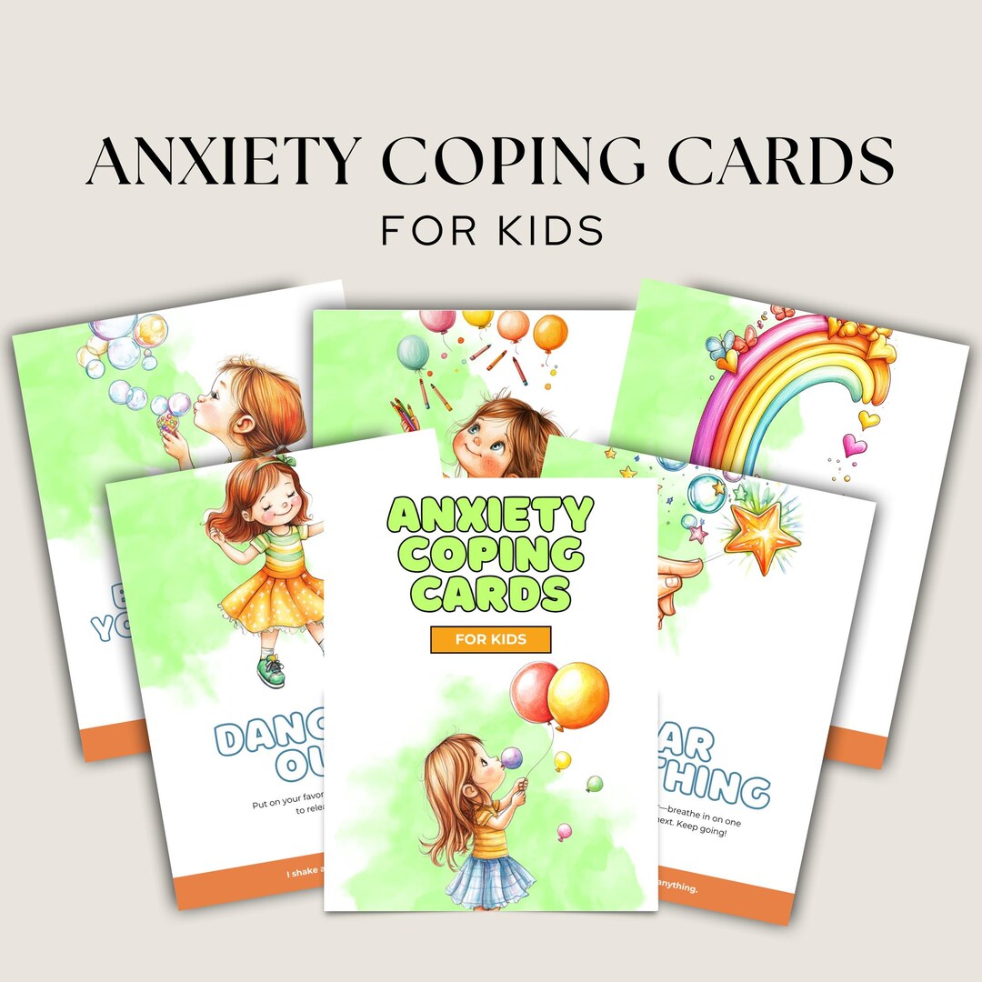 Anxiety Coping Cards Digital Download - Etsy