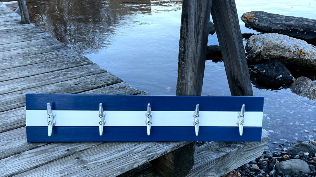 Boat Cleat Coat Rack Nautical Towel Rack Hat Rack Key Etsy