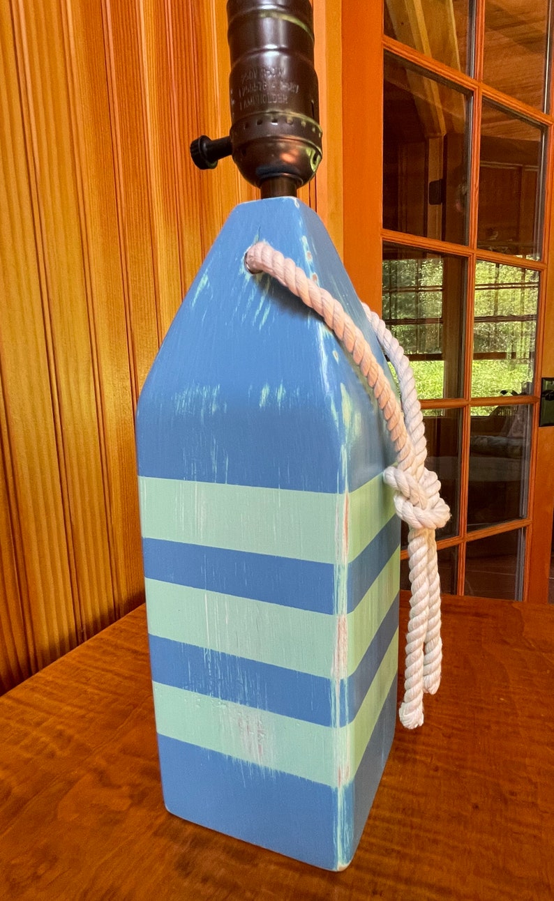 Lobster Buoy Lamp, Lobster Trap Buoy, Nautical Lighting, Coastal Lamp