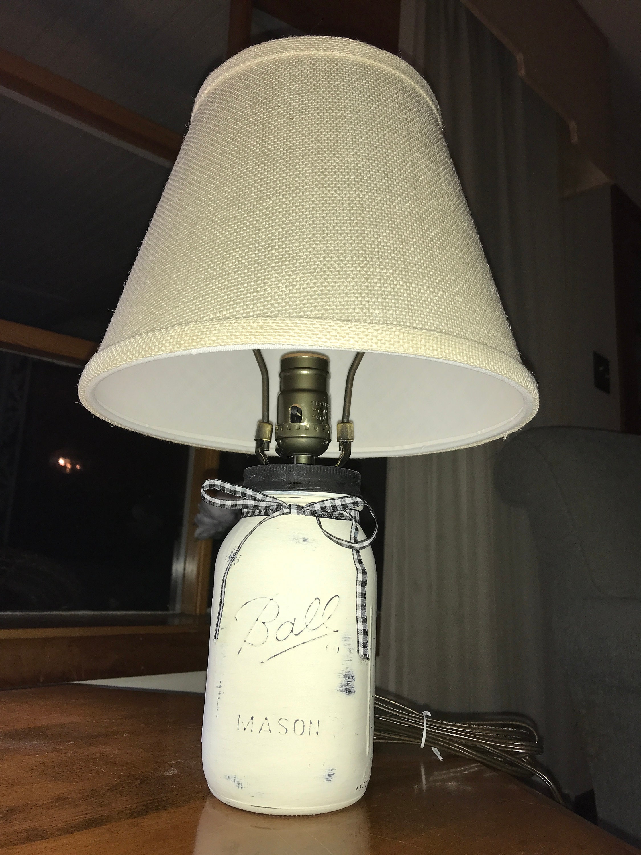 Mason jar lamps for sale deals