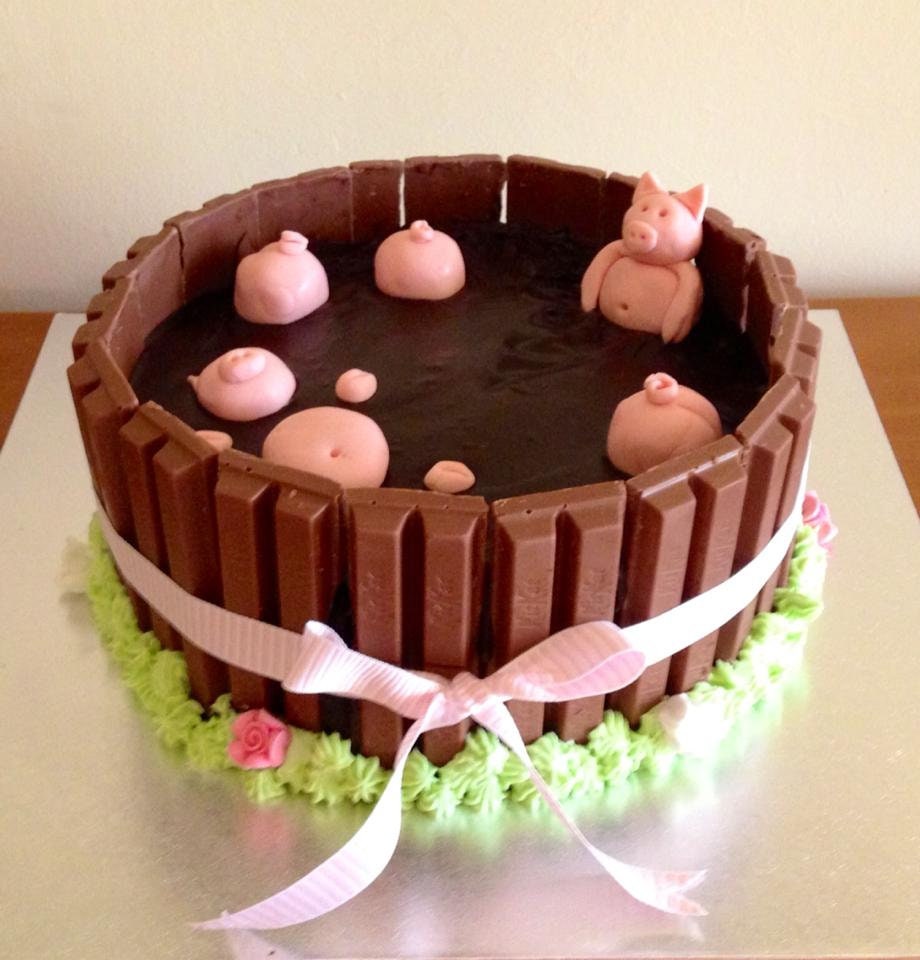 Pigs in Mud Edible Cake Toppers,swimming Fondant Decoration Etsy — free download