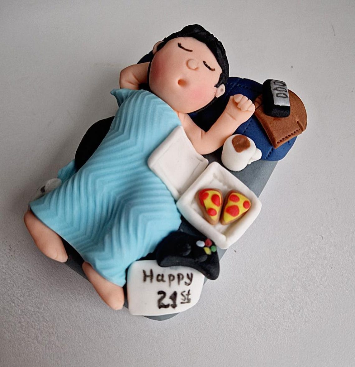 Lazy Topper Lazy Sleeping Boy/girl Cake Topper,fondant Icing Decoration - Etsy