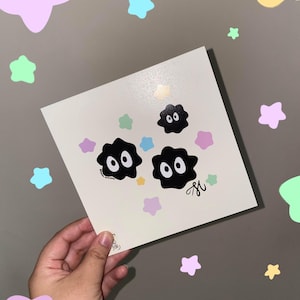 Soot Sprite Prints | Studio Ghibli | Studio Ghibli Prints | Glossy Prints | Cute Wall Print