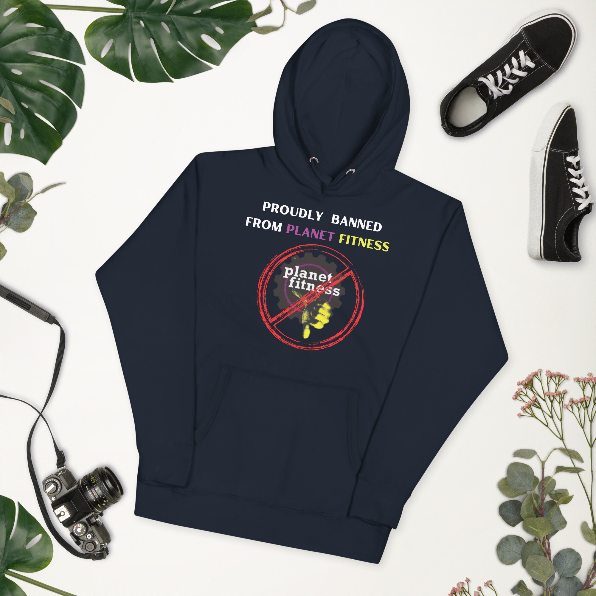 Proudly Banned From Planet Fitness Funny Unisex Hoodie Perfect Holiday Gift Etsy UK