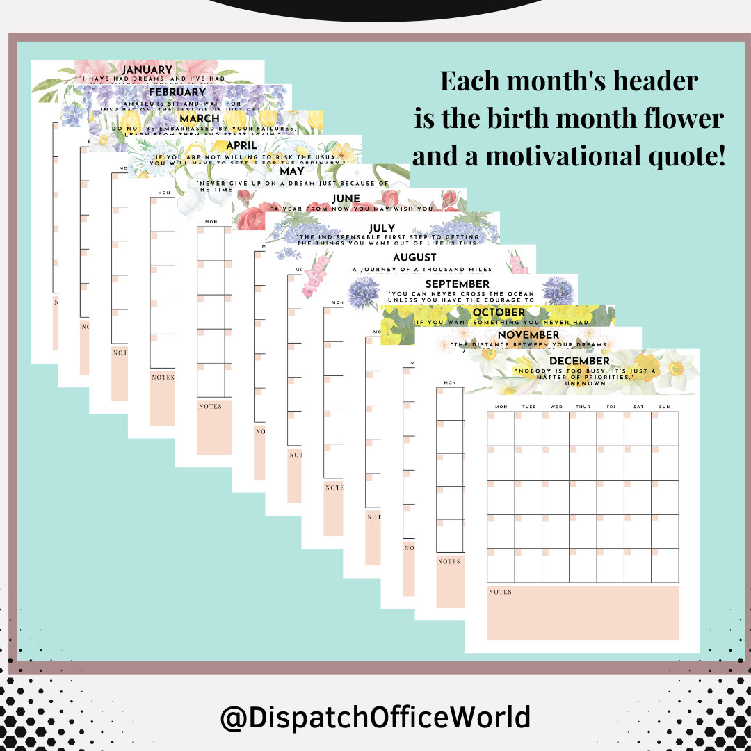 Freight Dispatcher Planner: Goal Setting, Carrier Notes (printable) - Etsy
