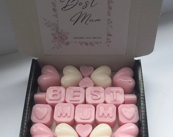 BEST MUM gift set | Highly scented | soy wax melts | Mother's day gift |