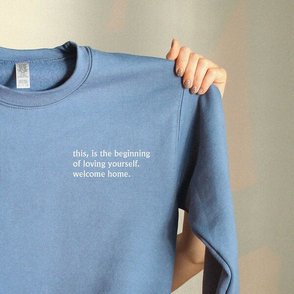 Embroidered Quote Etsy