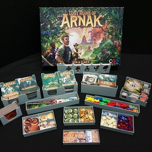 Insert for Ruins of Arnak ALL EXPANSIONS (with Premium Sleeves) + Perfect  Closing of Box - Etsy
