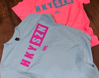 Youth Hockey Shirt, HKY SZN Kids Ice Hockey T-Shirt