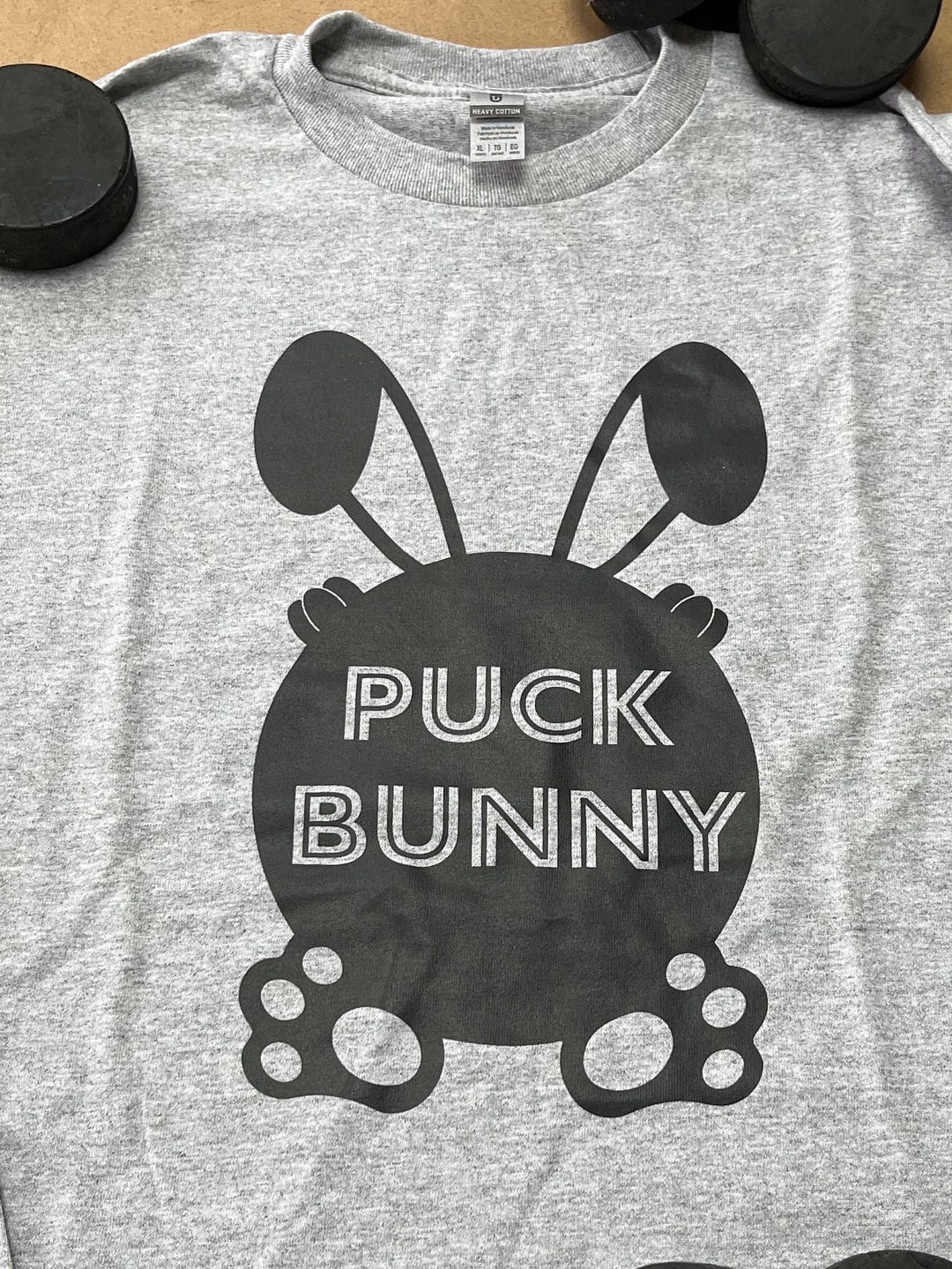 Puck Bunny Adult Long Sleeve Hockey Shirt. Etsy