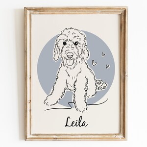 Personalized Pet Watercolor Portrait, Dog Portraits from Photo, Watercolor Illustration, Pet Memorial Gift, Dog Painting, Pet Loss Gift