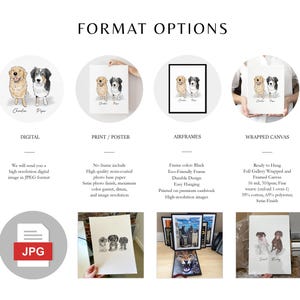 Custom Pet Bathroom Wall Art, Dog Bathtub Portrait From Photo, Wash Your Paws Print, Funny Powder Room Decor, Personalized Dog Poster Gift image 9