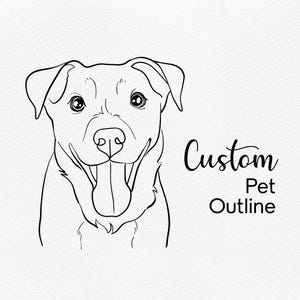 Custom Pet Drawing from Photo, Custom Dog Art Print, Personalized Dog Memorial Gift, Custom Pet Portrait image 12
