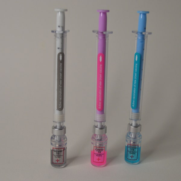 Syringe Shape Cute Gel Pen 0.5 MM for Nurses, Doctors, Pretend Play for Kids!