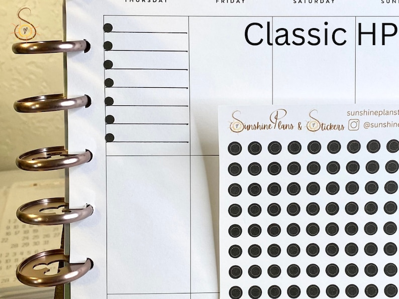 Small Dot Stickers | Planner Stickers | Bullet Journal Stickers ...