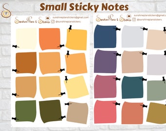 Sticky Note Stickers | Functional Stickers | Planner Stickers