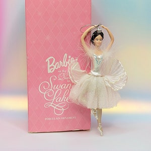 Barbie as Swan Queen Swan Lake Porcelain Ornament 1998 2nd in