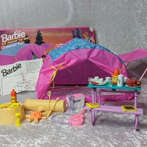 Diy Barbie Camping Tent For Barbie Doll Barbie So Much To Do