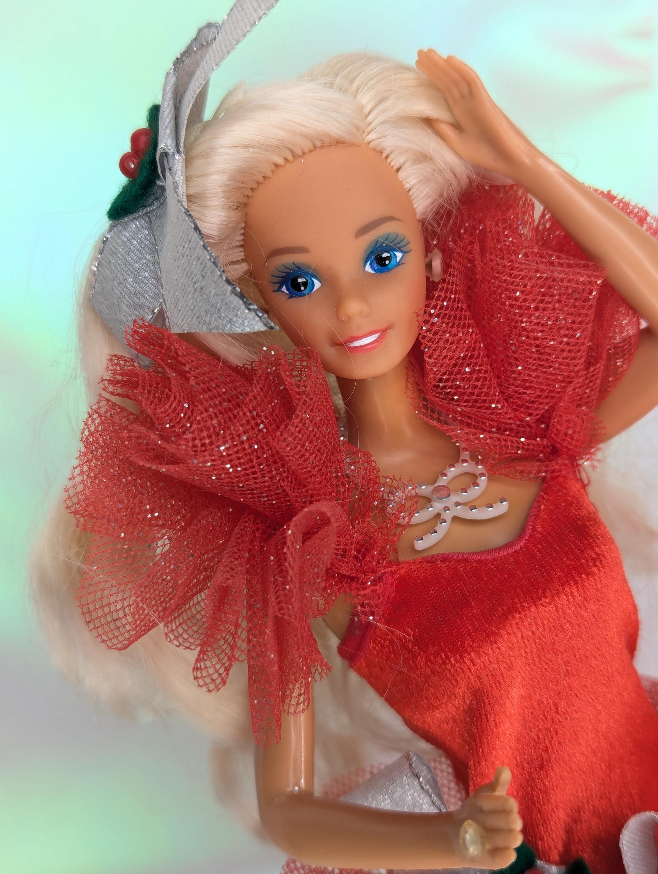 holiday cocktail mini dress 2014 Happy Holidays Barbie with ornament – Sell4Value main image 0