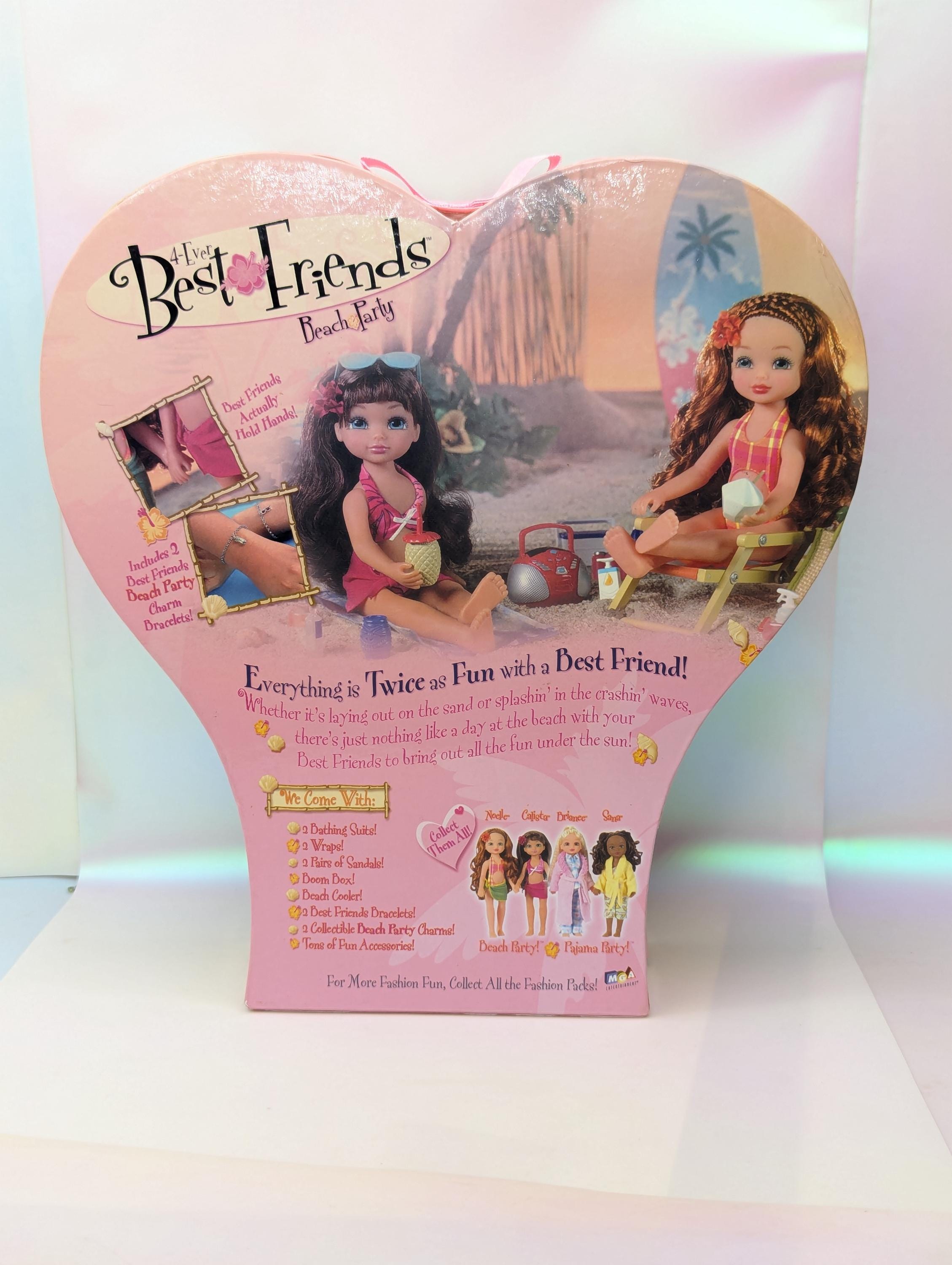4-ever Best Friends Beach Party Sana Doll & Brianee Accessories W