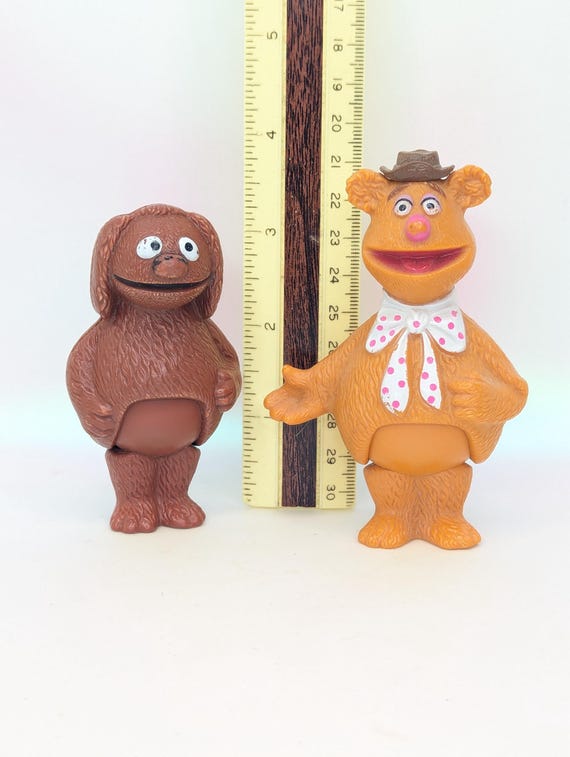 Muppet Show Players Fozzie & Rowlf Figures Fisher Price 1977/1978