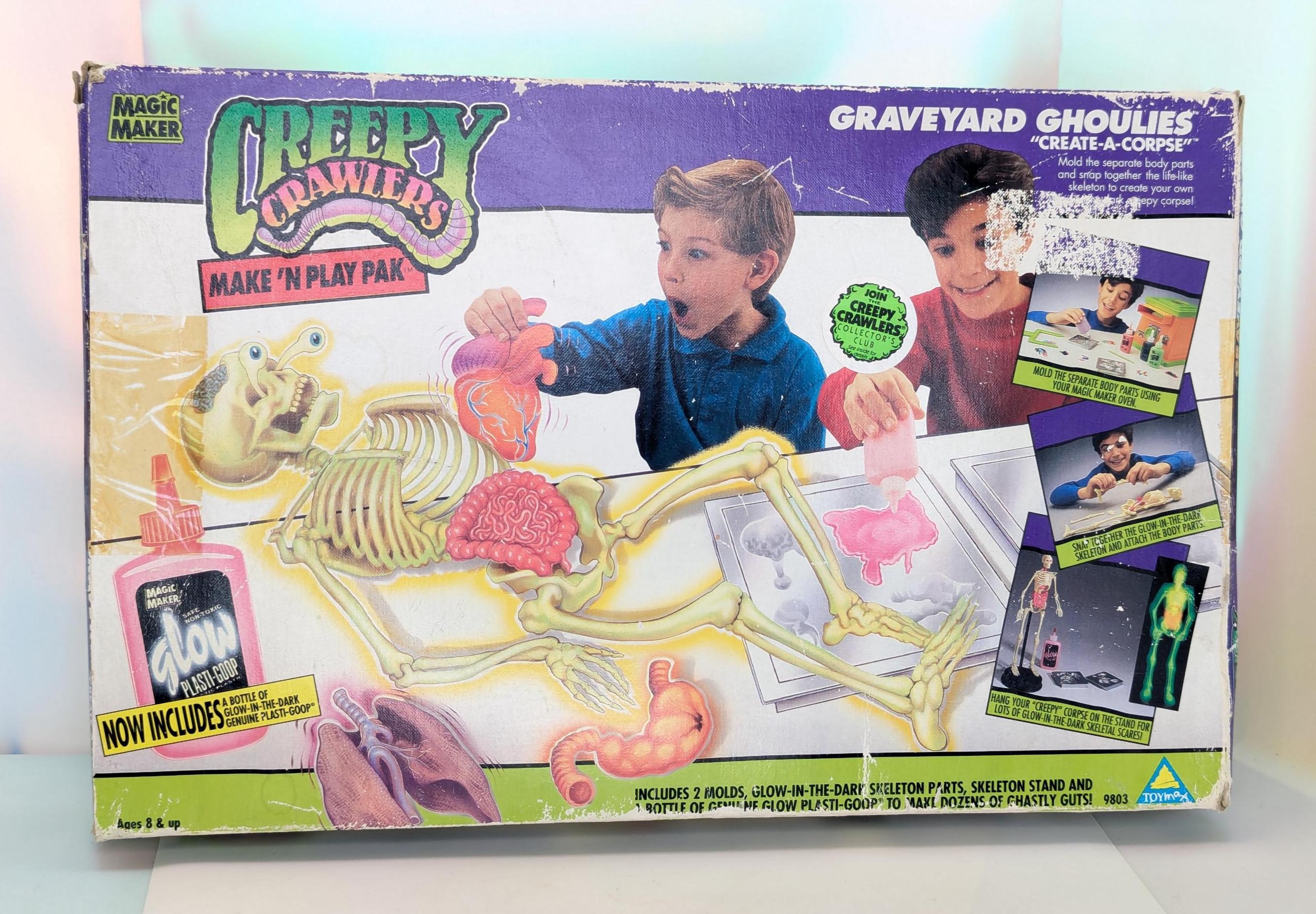 Creepy Crawlers Make'n Play Pak Graveyard Ghoulies Create-a-corpse