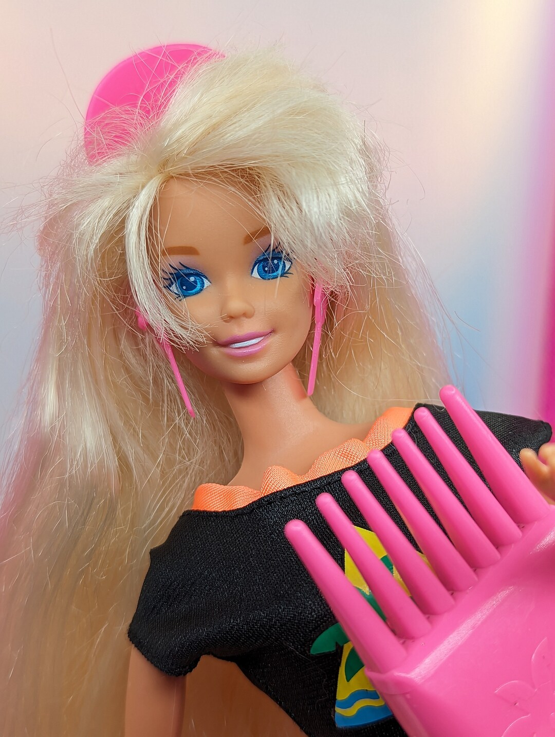 Blonde hair barbie sale