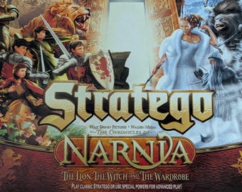 Stratego Chronicles Of Narnia Edition Game by Milton Bradley Complete from 2005 Game 2Players Age 8+ Vintage Family Board Game night