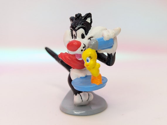Sylvester Cat and Tweety Bird Looney Tunes PVC Figure Applause Toy