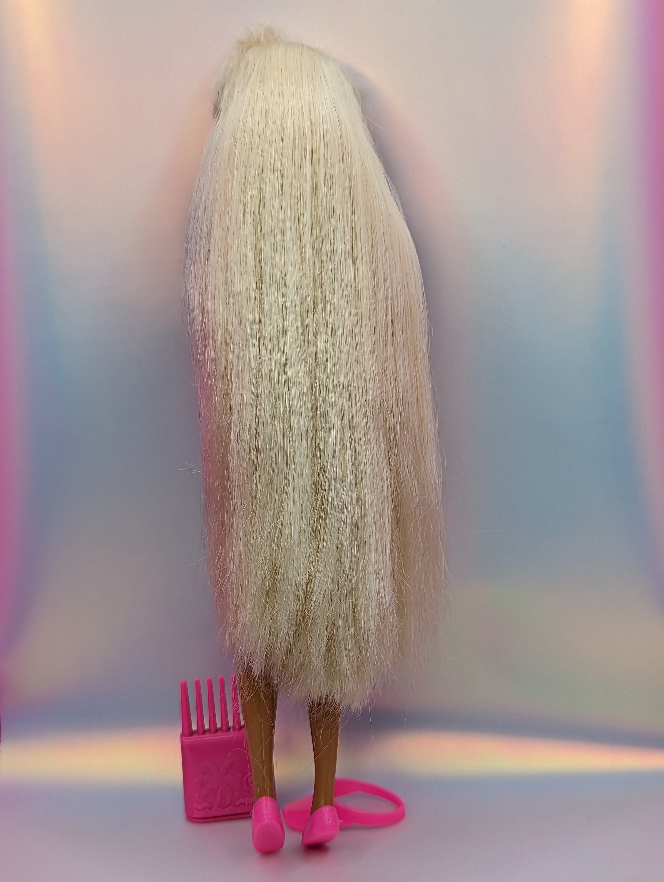 Glitter Hair Barbie Doll 1993 Mattel 10965 Beach La Looks Hair - Etsy