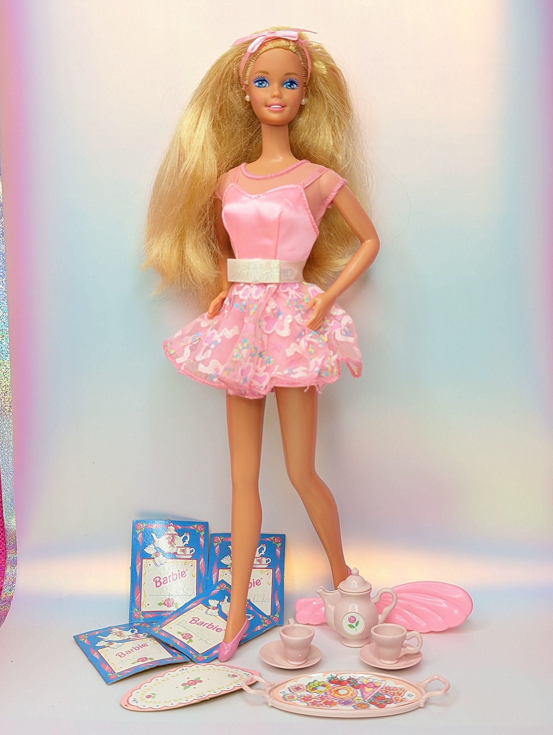 My First Tea Party Barbie Doll With Accessories 1995 Mattel 14592
