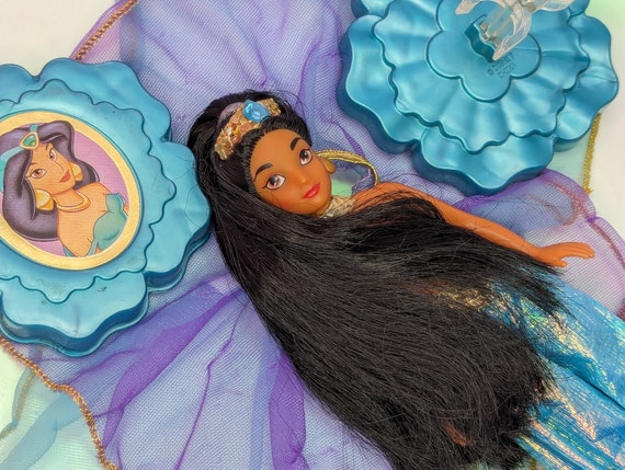 Disney Jasmine Perfume Princess Collection Doll 1994 Mattel With Stand Extra Skirt Classic 7 Vintage 90s Collectible Doll Toys Etsy Canada