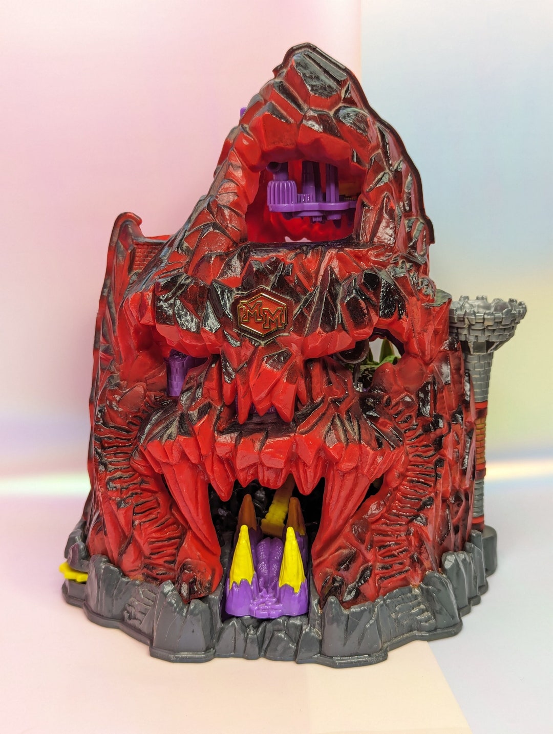 Mighty Max Trapped in Skull Mountain Castle Playset 1992 Bluebird Toys
