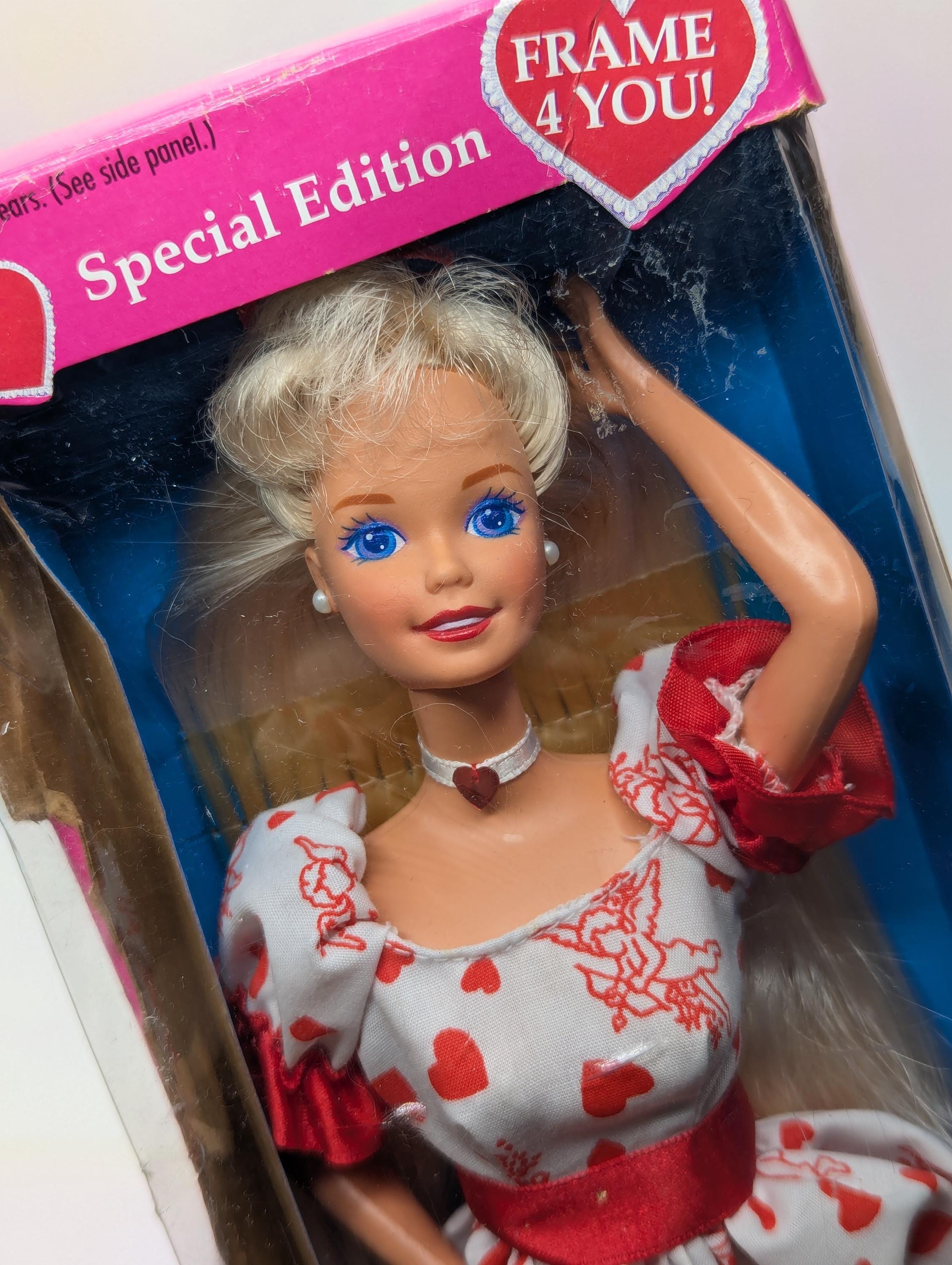 Valentine Barbie Doll Special Edition #12675 NRFB Damaged Box