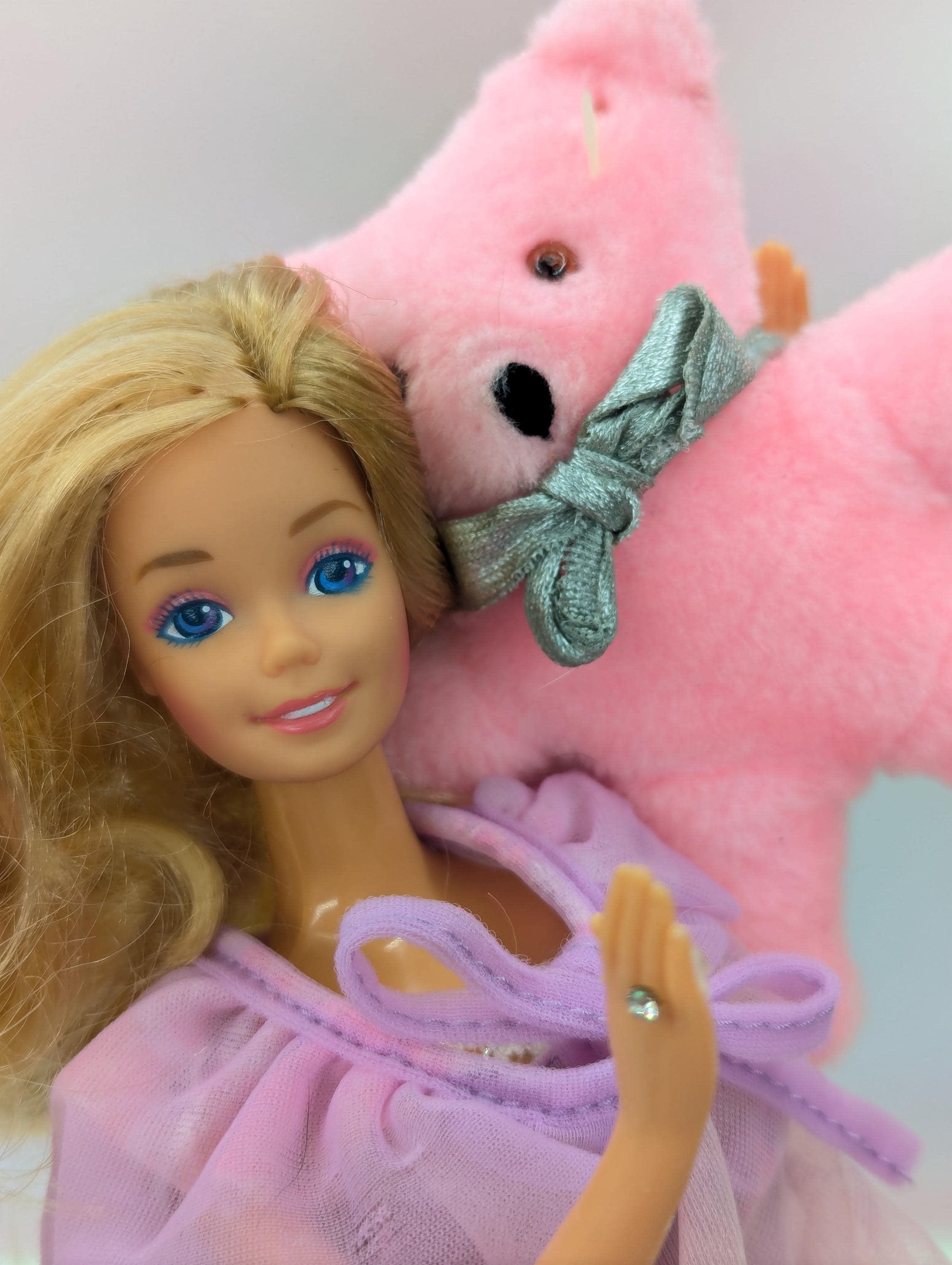 Dreamtime Barbie With B.B. the Cuddly Bear 1984 Mattel #9180