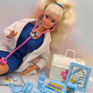 Dr. Barbie Hear Baby's Heartbeat Non Working Stethoscope