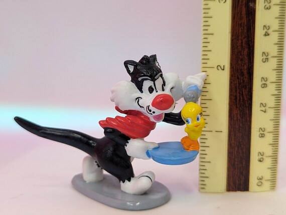 【人気沸騰】 Looney Bird Tweety and Cat Sylvester Tunes Figure PVC その他
