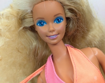 激レア⭐︎1980年代 Nice'n Soft Advertising Doll Barbie and the Rockers Dee Dee Real Dancing Action Doll 1986