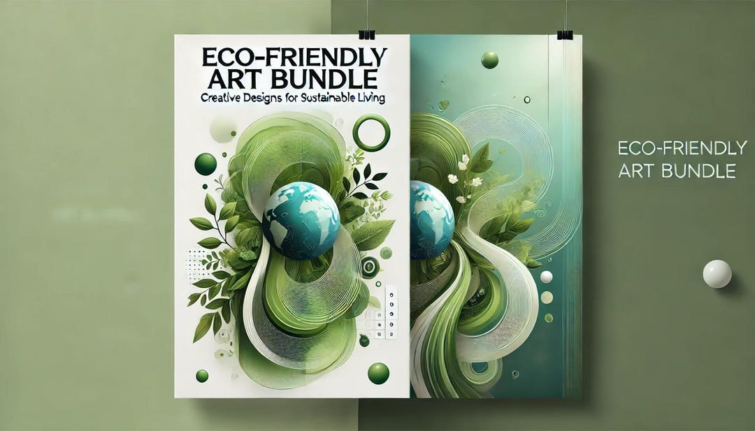 Eco-friendly Digital Wall Art 8-set Nature-inspired Prints Printable ... - Eco Friendly Wall Art For Nursery For Sale Online