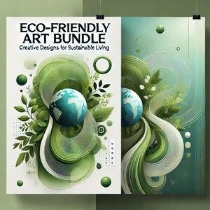 Arte de parede digital ecológica Conjunto de 8 impressões inspiradas na natureza Decoração de parede para impressão Download instantâneo Tamanhos A2 A3 A4 Boho Minimalista Decoração para casa