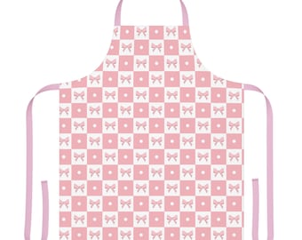 Coquette schort roze girly chique schort keuken culinaire mode chef-kok koken in stijl roze minnaar cadeau voor haar moeder dag cadeau kok minnaar