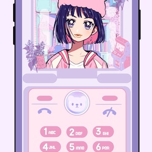 Download An anime girl in a dreamy pastel pink aesthetic Wallpaper   Wallpaperscom