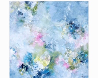 Giclee Print on Paper or Canvas of Original Abstract Painting ‘New Heights’ by Amanda Toppe Art - Best Seller