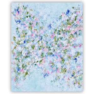 Floral Abstract Print of Painting ‘Leave Me Breathless’ by Amanda Toppe Art