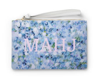 Mahjong Card Clutch: Vegan Leather NMJL Card Holder