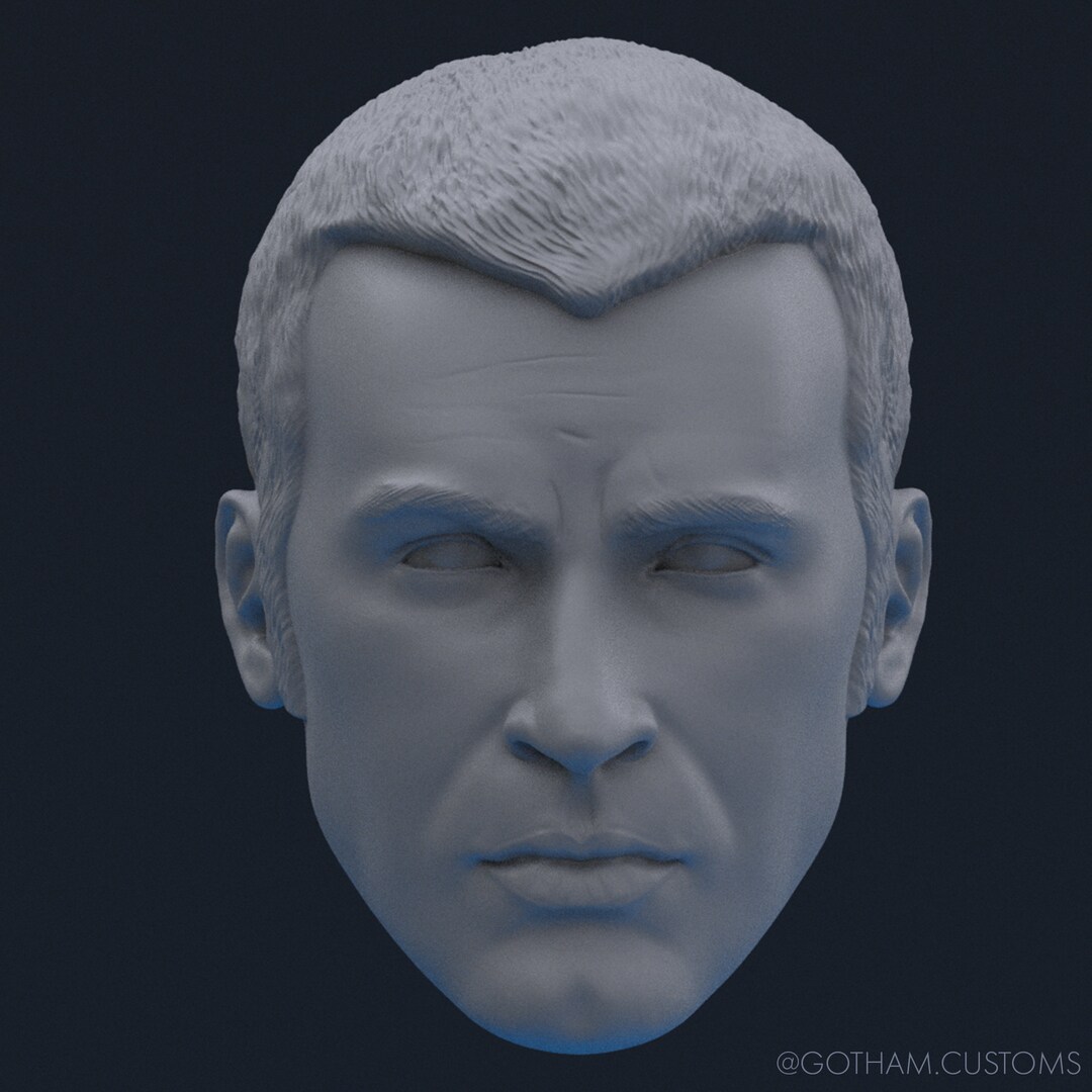 1/12 Custom 3D Modeled Head Sculpt .STL Etsy