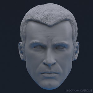 1/12 custom 3D modeled head sculpt .STL